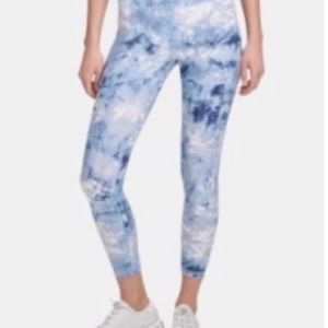 DKNY Sport Tie-Dyed Ankle Leggings size Xsmall